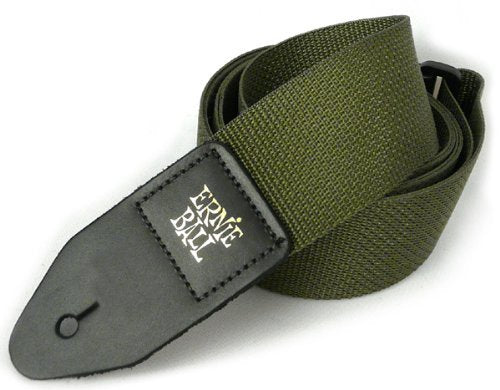 Ernie Ball Polypro Guitar Strap, Olive (P04048)