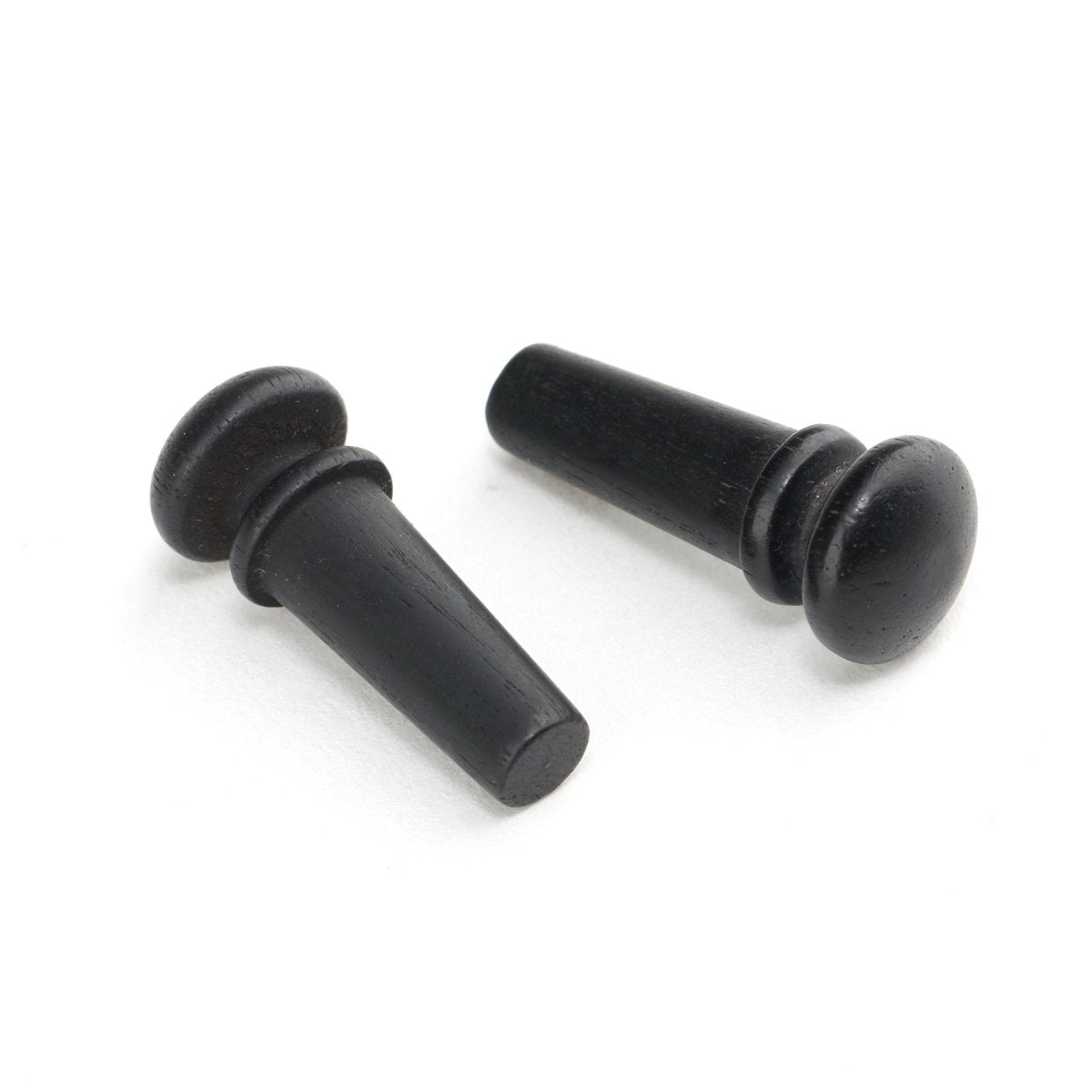 Musiclily Slotted Acoustic Guitar Ebony End Pins Endpin For Taylor Martin Guitar Parts, Black (Pack Of 4)