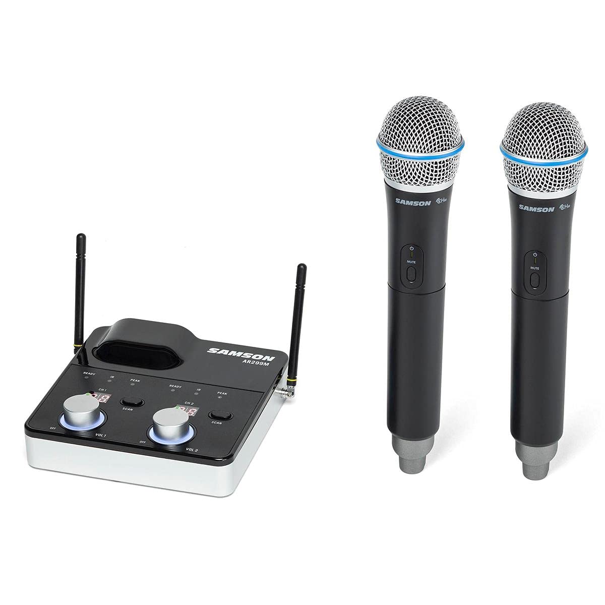 SAMSON Concert 288m Handheld Dual-Channel Wireless System (Band D)
