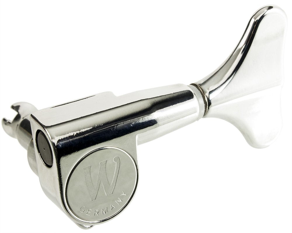 Warwick Replacement Bass Guitar Tuner, Chrome, Bass Side