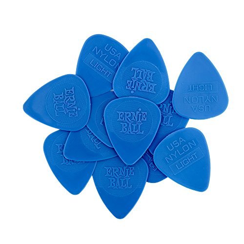 Ernie Ball Nylon Guitar Picks, Thin, 12-pack (P09135)