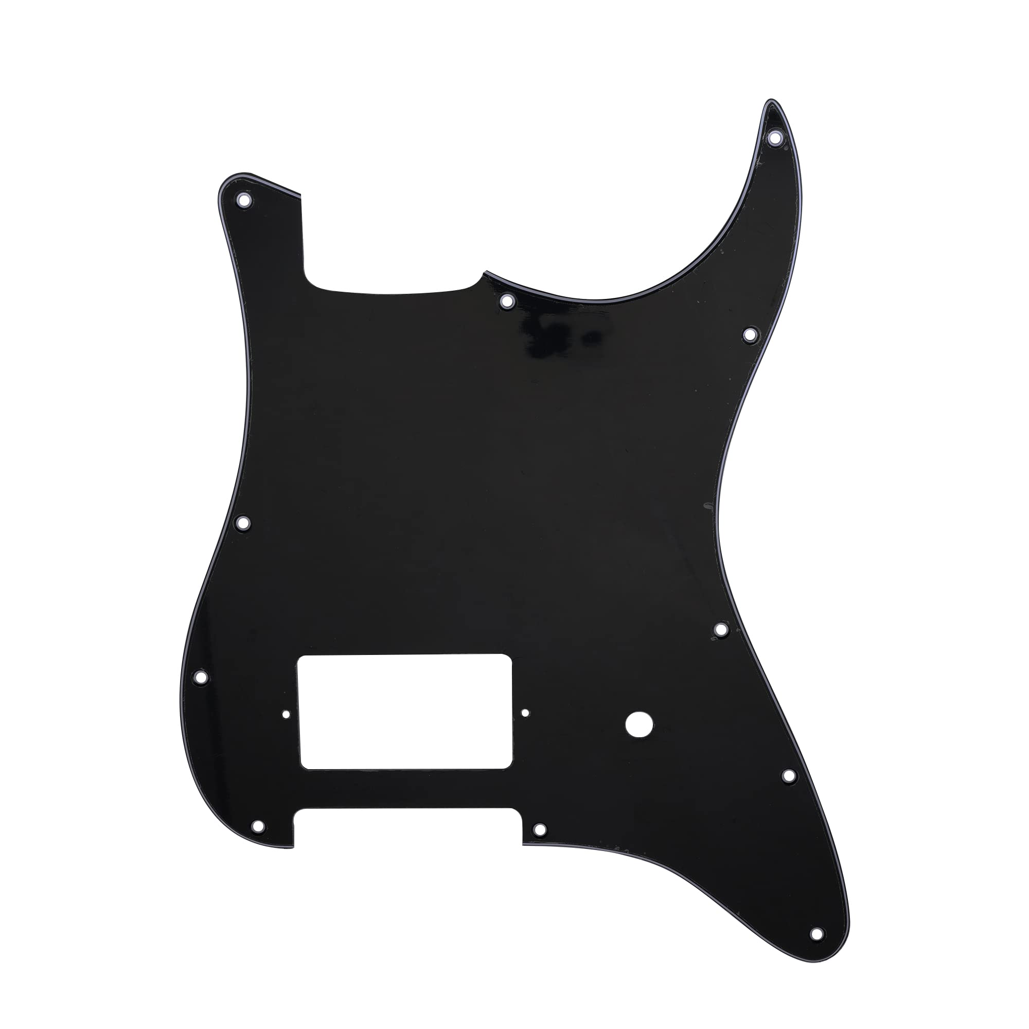 Musiclily Pro 11 Holes St Strat One Covered Humbucker Guitar Pickguard For Usa/Mexico Fender Tom Delonge Strat Style Electric Gu