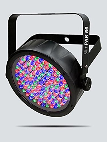 CHAUVET DJ SlimPAR 56 LED PAR Can Wash Light w/Built-In and Sound Activated Modes , Black