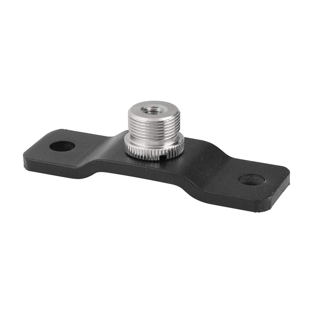 CAMVATE 5/8 Male to 1/4 Female Microphone Screw Adapter with Bottom Pedestal Wall/Table/Ceiling Mount - 2325