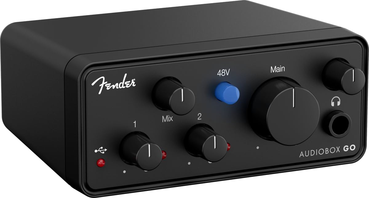 Fender AudioBox GO | 2x2 USB-C Audio Interface for Music Production, X ...