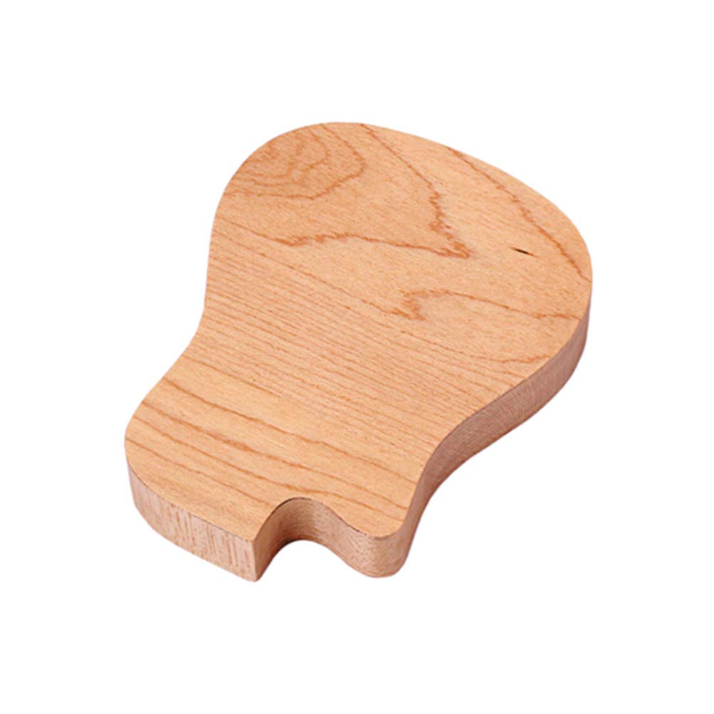 ARTIBETTER Guitar Wood Picks Box Guitar Shaped Guitar Pick Storage Plectrum Container for Guitar Standard Picks Home Small Item