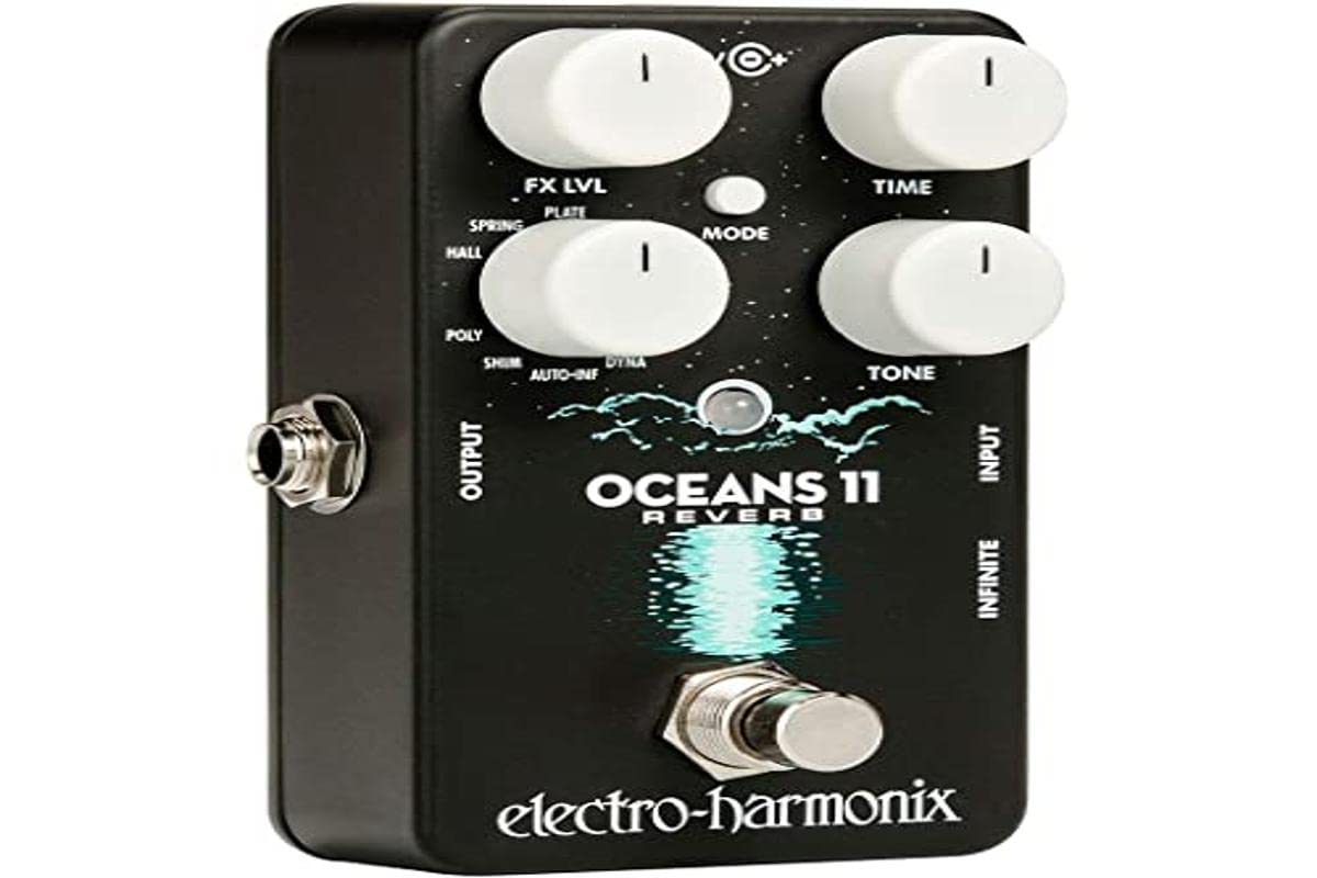 Electro-Harmonix Oceans 11 Reverb Pedal For Electric Guitar