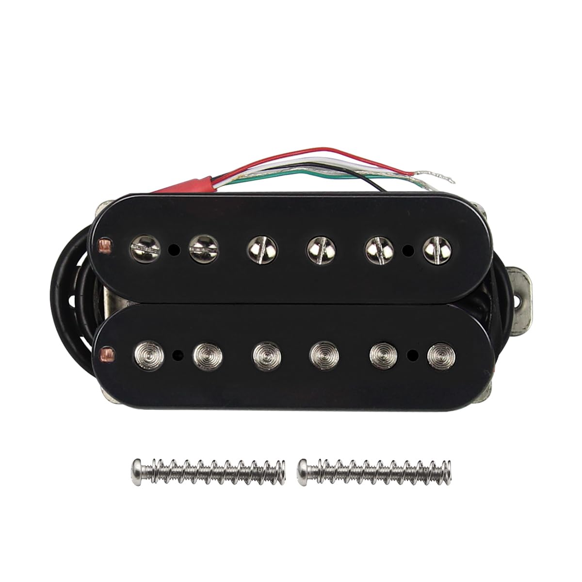 FLEOR Electric Guitar Pickup Double Coil Humbucker Pickups 50mm Ceramic Neck Pickup-Black