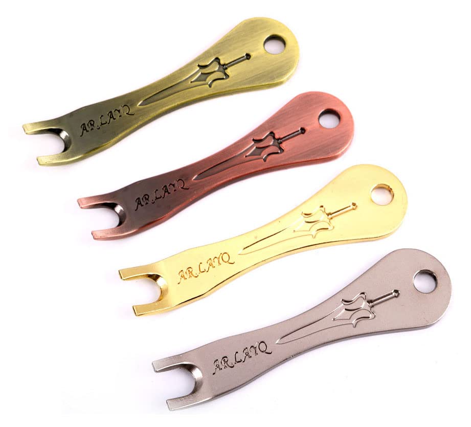 Tuoren Acoustic Guitar Bridge Pins Puller String Peg Extractor Removal Pulling Tool Stainless Steel Colorful 4Pcs/Set