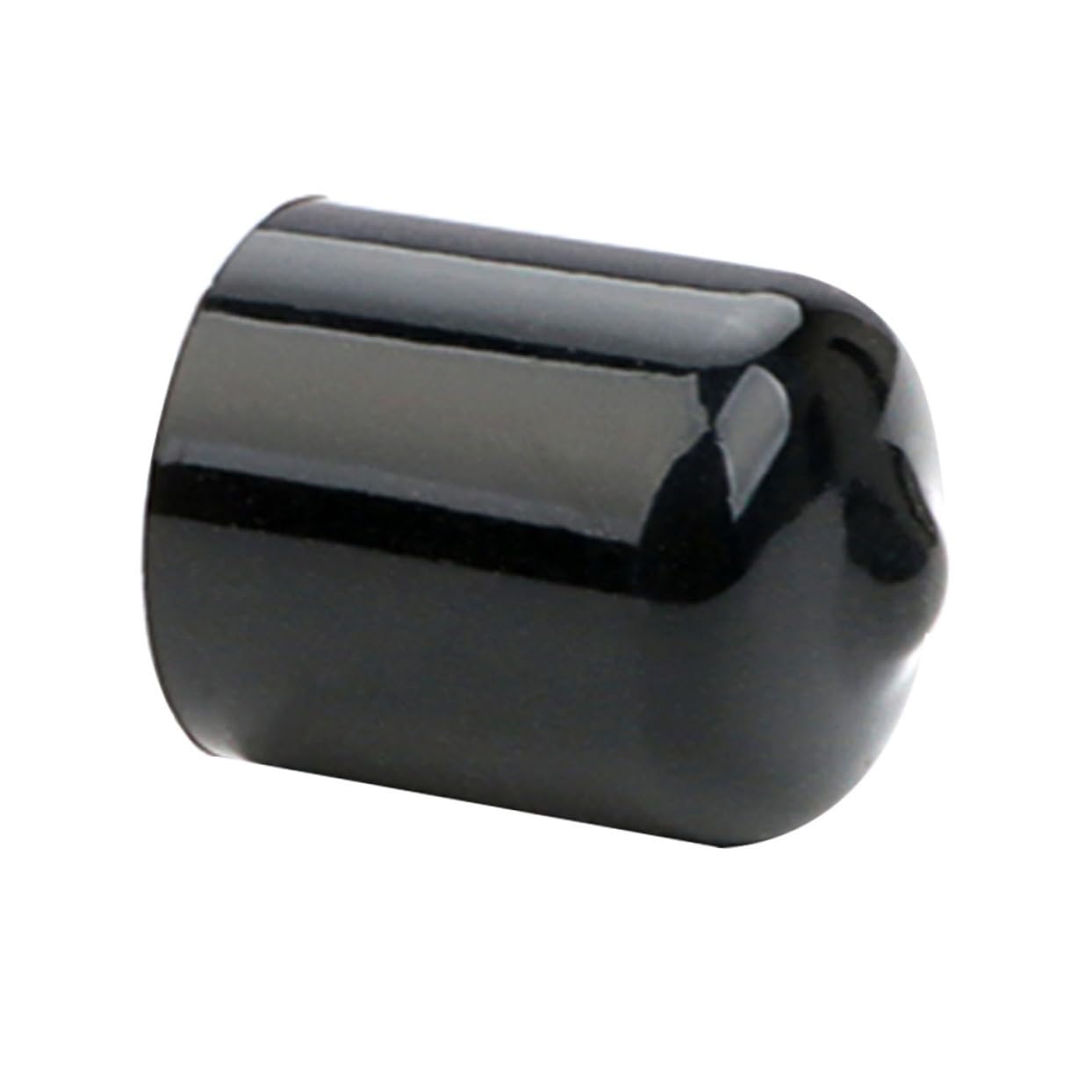 Hanabass Black Silicone Drumstick Tips 1-Piece Drum Practice Caps Mute Drumstick Ends For Noise Reduction And Sound Control Drum