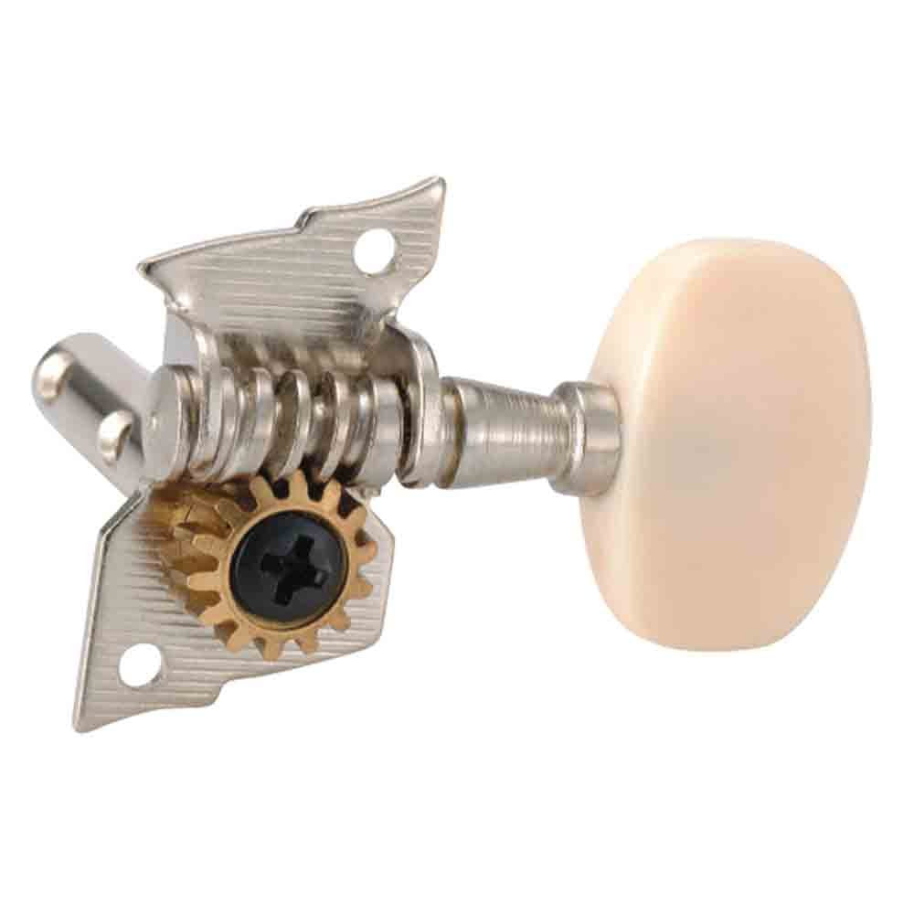 Golden Gate F-2219 Acoustic Guitar Tuners - 6 Individual (3+3) - Chrome