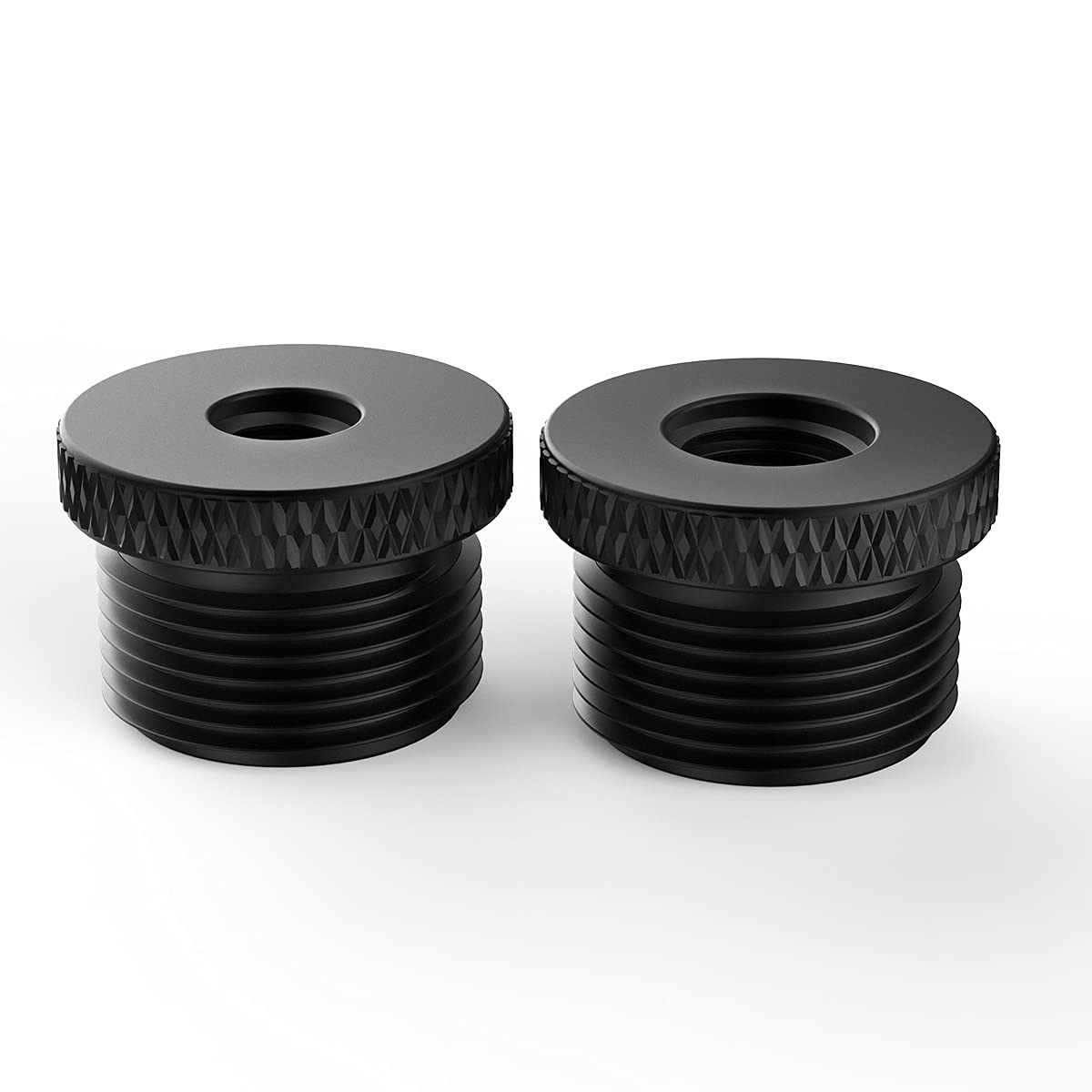 Donuts Mic Stand Adapter 5/8 to 1/4 and 5/8 to 3/8 Adapter Combo Pack Mic Thread Screw Adapter Microphone Stand Adapter to Tripo