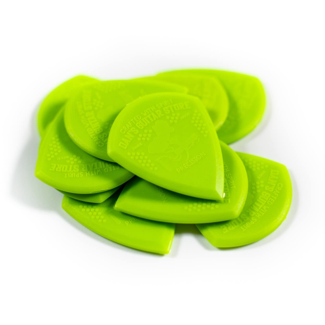 The Precision Pick Mini - 10-Pack - Premium High Grip Extra Precision High Visibility Plectrums From Dans Guitar Store