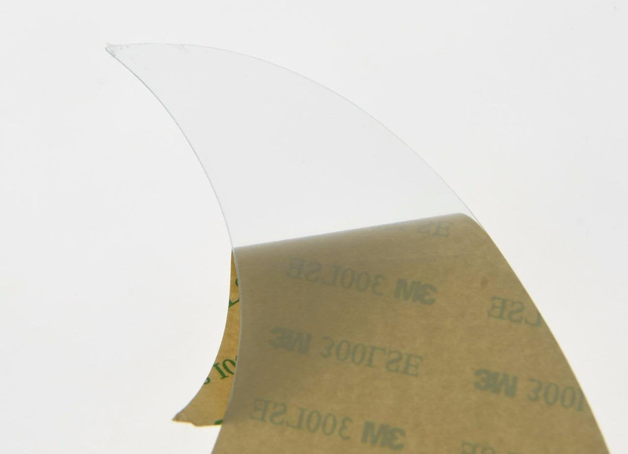 Dopro Clear Teardrop Acoustic Guitar Pickguard Transparent Scratch Plate with Self Adhesive