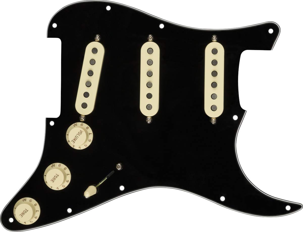 Fender Texas Special Prewired Stratocaster Pickguard - 3-Ply Black