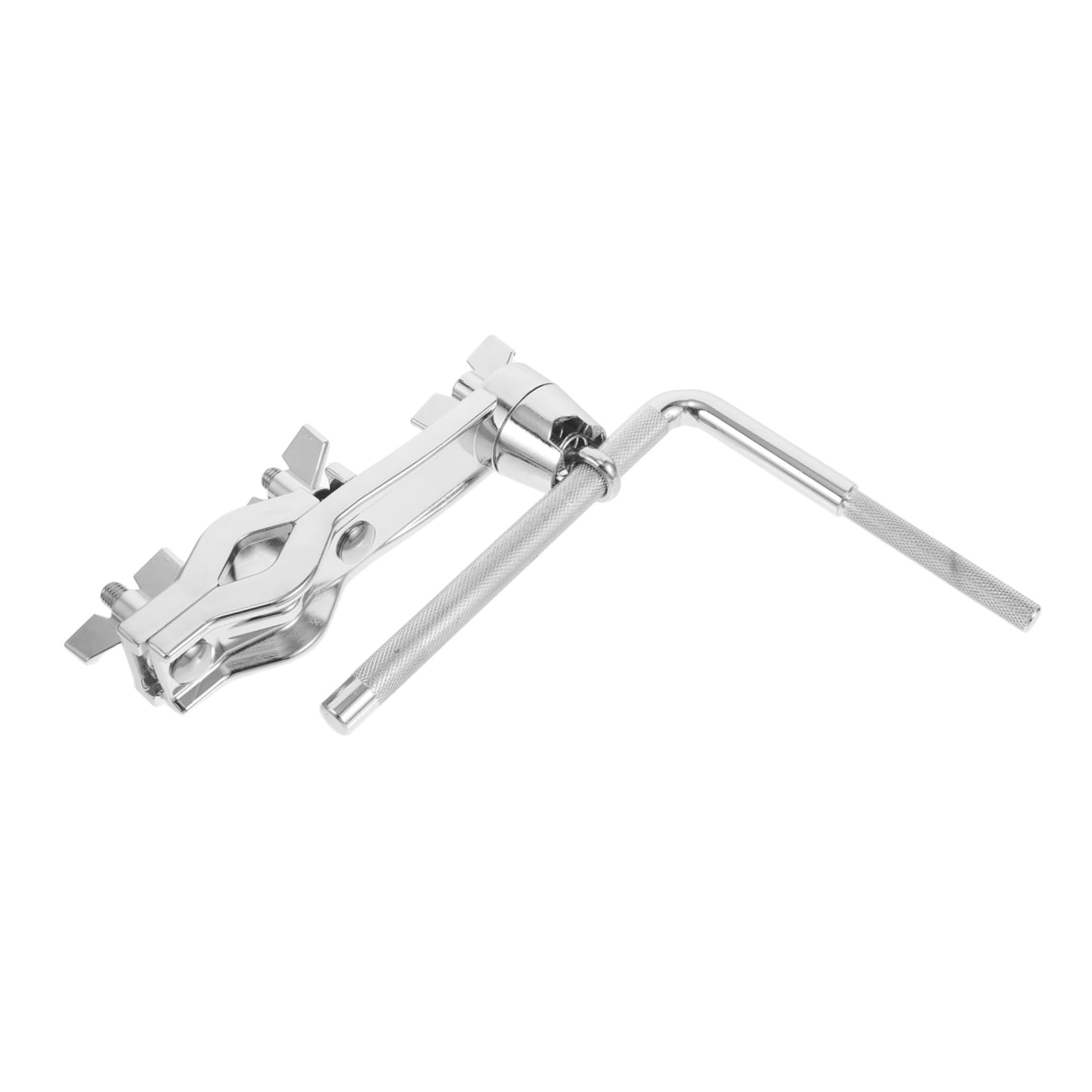 Kisangel Portable Drum Stand Quick Release Clamp Bass Drum Cymbal Holder Accessories