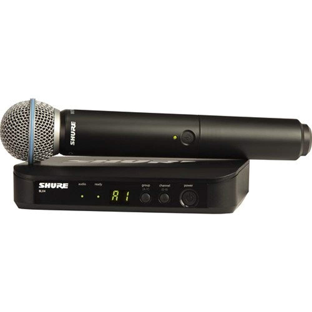Shure Blx24/B58 Uhf Wireless Microphone System - Perfect For Church, Karaoke, Vocals - 14-Hour Battery Life, 300 Ft Range | Incl