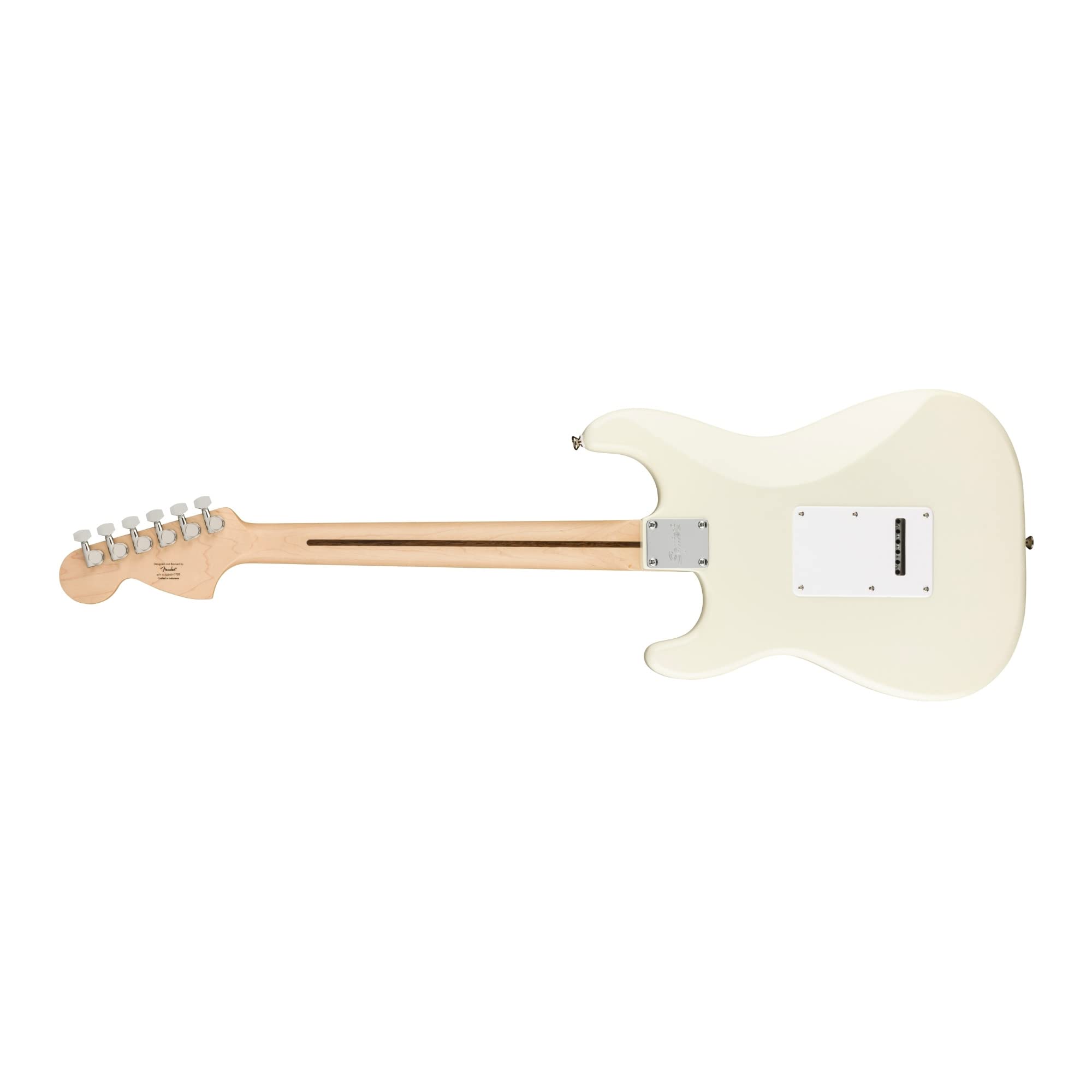 Squier Affinity Series Stratocaster Electric Guitar - Olympic White with Maple Fingerboard