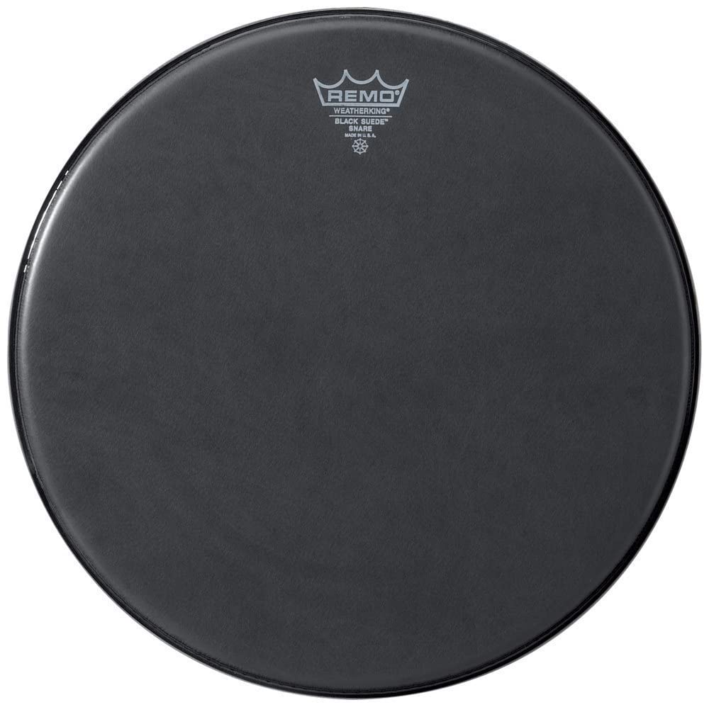 Remo Ambassador Black Suede Snare Side Drumhead, 14
