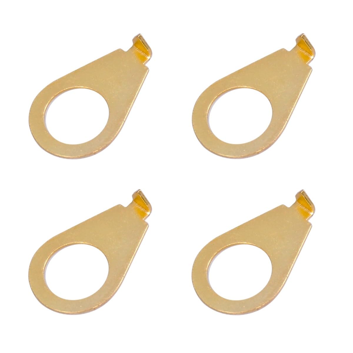 CCeCCe 4 Pack Guitar Knobs Pointer Plate Replacement 3/8 Inch LP Guitar Knob Position Indicator Plates Thumb Bleeders for Electr