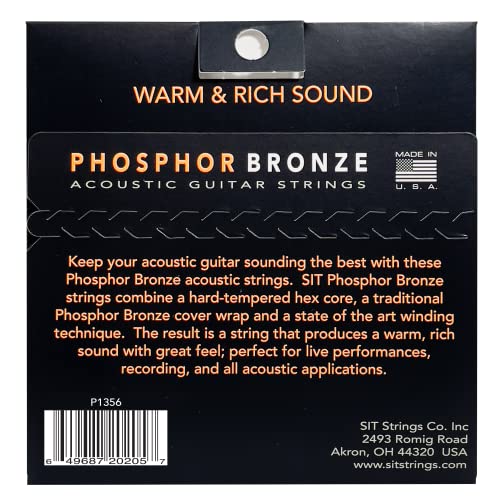 S.I.T. String P1356 Medium Phosphor Bronze Acoustic Guitar String