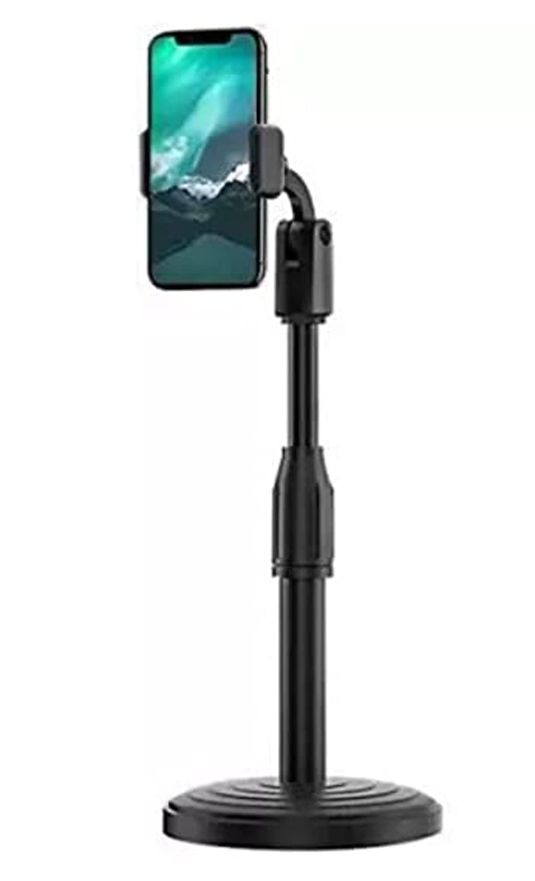 Mobile Stand For Live Streaming, Video Call, Singing, Voice Recording, Adjustable Mic Stand, Studio Floor Type And Phone Live Br