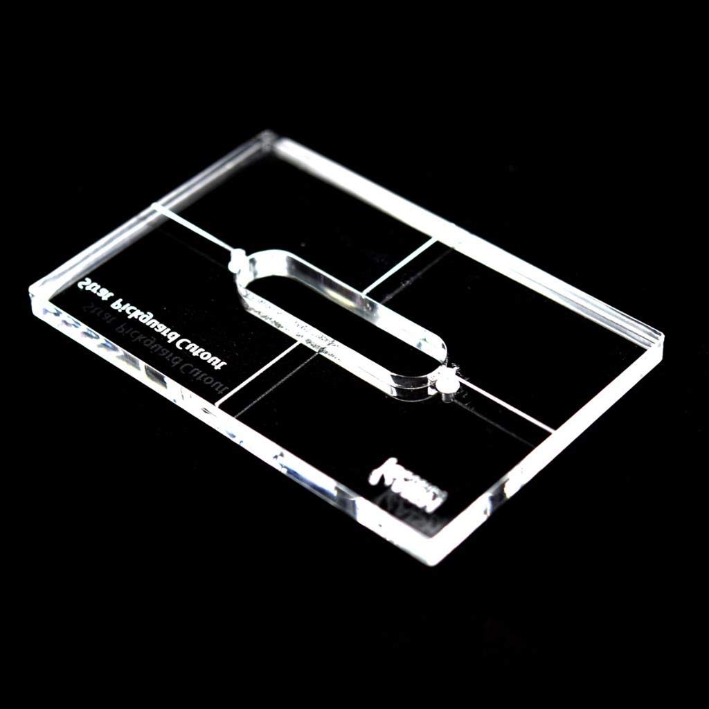 Dopro Acrylic Single Coil Pickup Routing Template Pickup Templates for Pickguard Rout