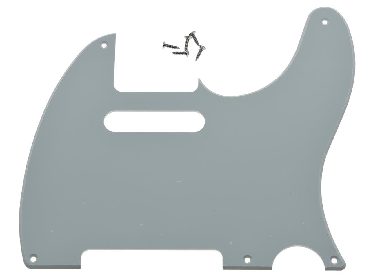 Kaish American Vintage 5 Hole Tele Pickguard Tl Guitar Pick Guard Scratch Plate For Tele/Telecaster White 1 Ply