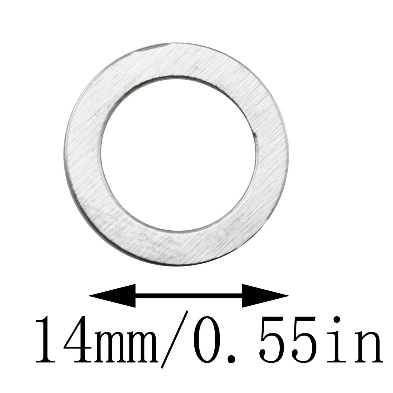 LQ Industrial Jack Socket Nut with Washer 5Sets Silver Electric Guitar Hex Nuts and Washers Guitar Bass Jack Replacement Parts