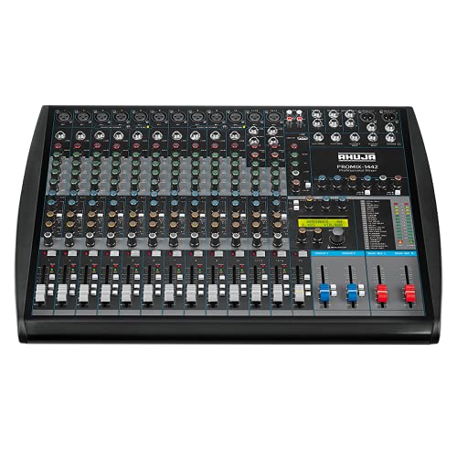 Ahuja Promix-1442 With Built-In Mp3 Player, 48V Phantom Supply On All Channels