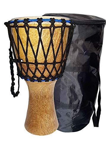 Gt Manufacturers Free Style Rope|Tuned Djembe|Djembe Drums(8 Head)|Musical Instrument|Percussion Hand Drums|Tribal Dholki (Bro
