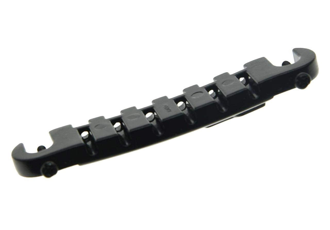 Electric Guitar Wrap Around Bridge Tailpiece for Les Paul LP Junior Black