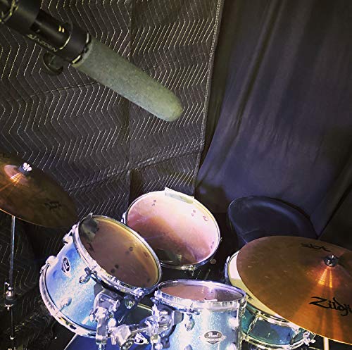 Filmcraft Studio Sound Blanket with Grommets 72 by 80 inch Heavy Duty Polyester (6 Pack)