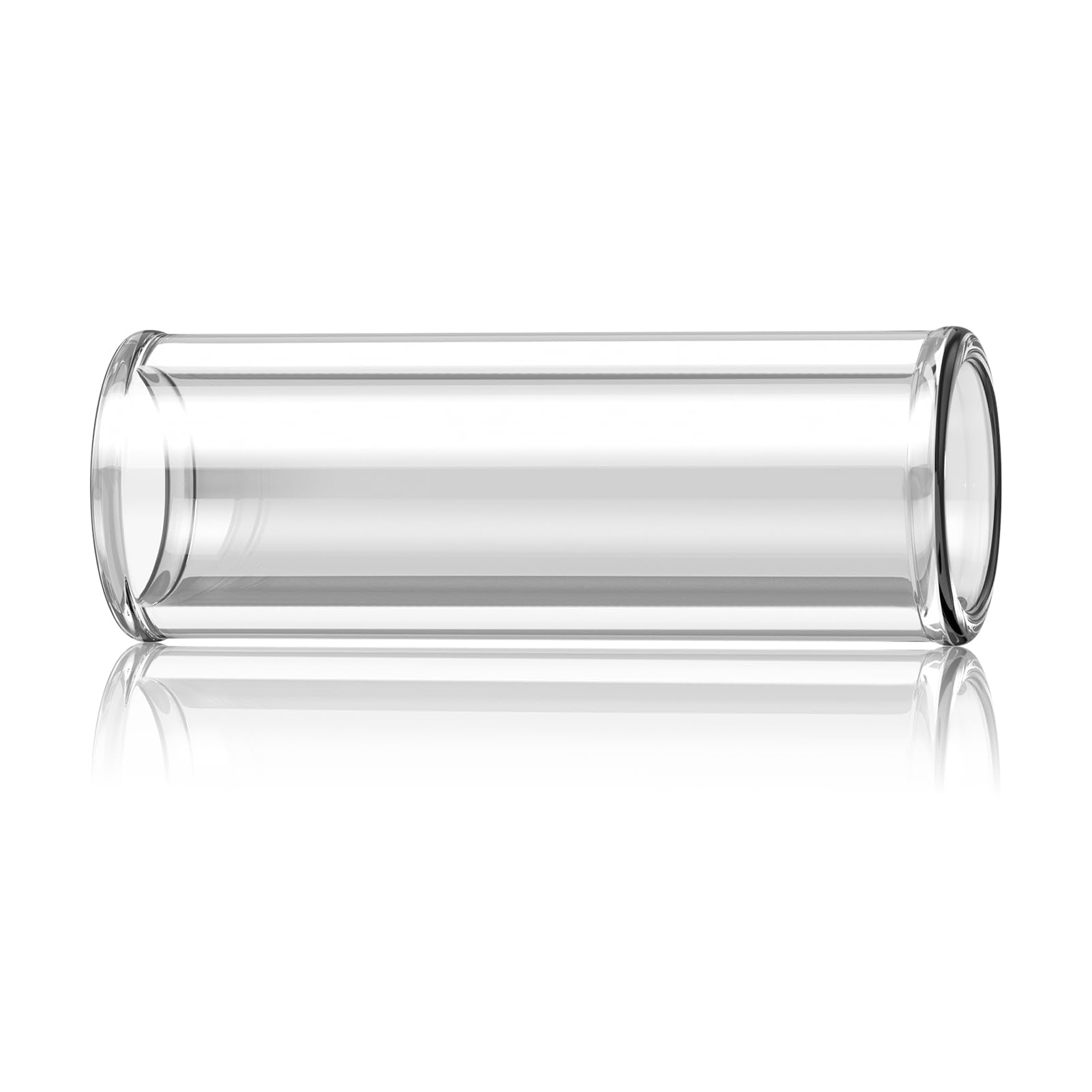 LIFEHIM 8pcs Glass Guitar Slide for Electric and Acoustic: Finger Knuckle Slide Guitar Multisize with Extra Large Guitar Slides