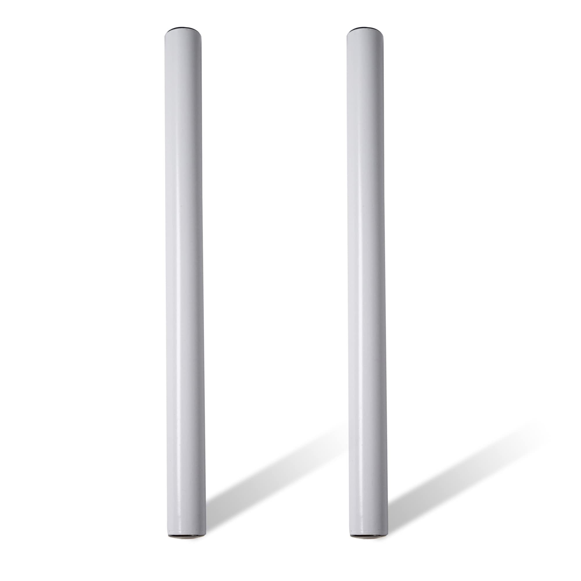 Sound Town 2-Pack 20    Subwoofer Mounting Poles, Compatible With 35Mm Mount,110 Lb Load Capacity,White (Stsd-20W-Pair)
