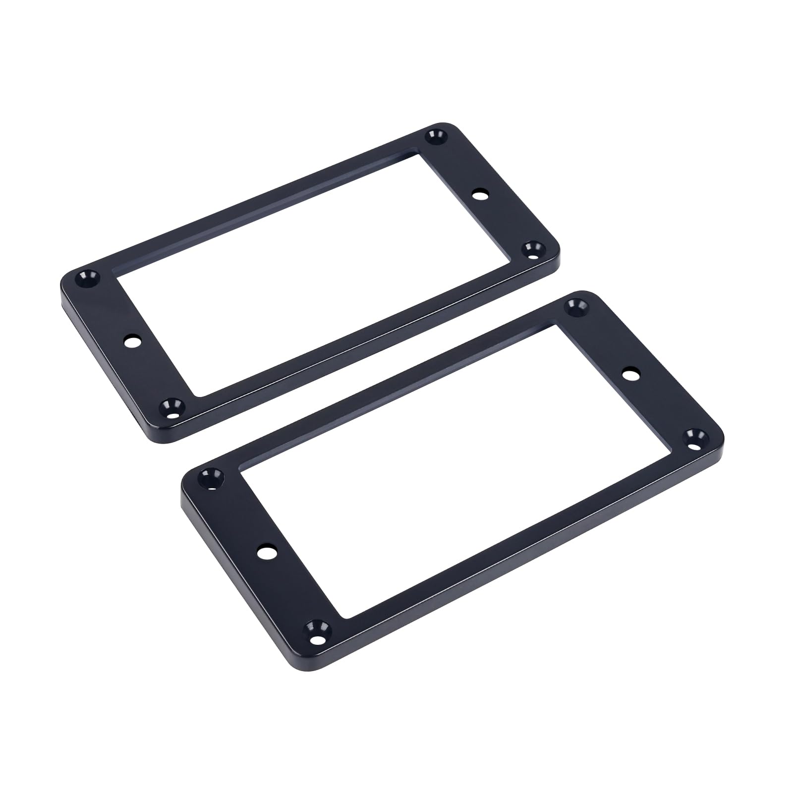 Banworks Humbucker Rings Plastic Slanted Top Flat Bottom Humbucker Pickup Covers 4.5x6mm Guitar Pickup Frame for Epiphone Les Pa