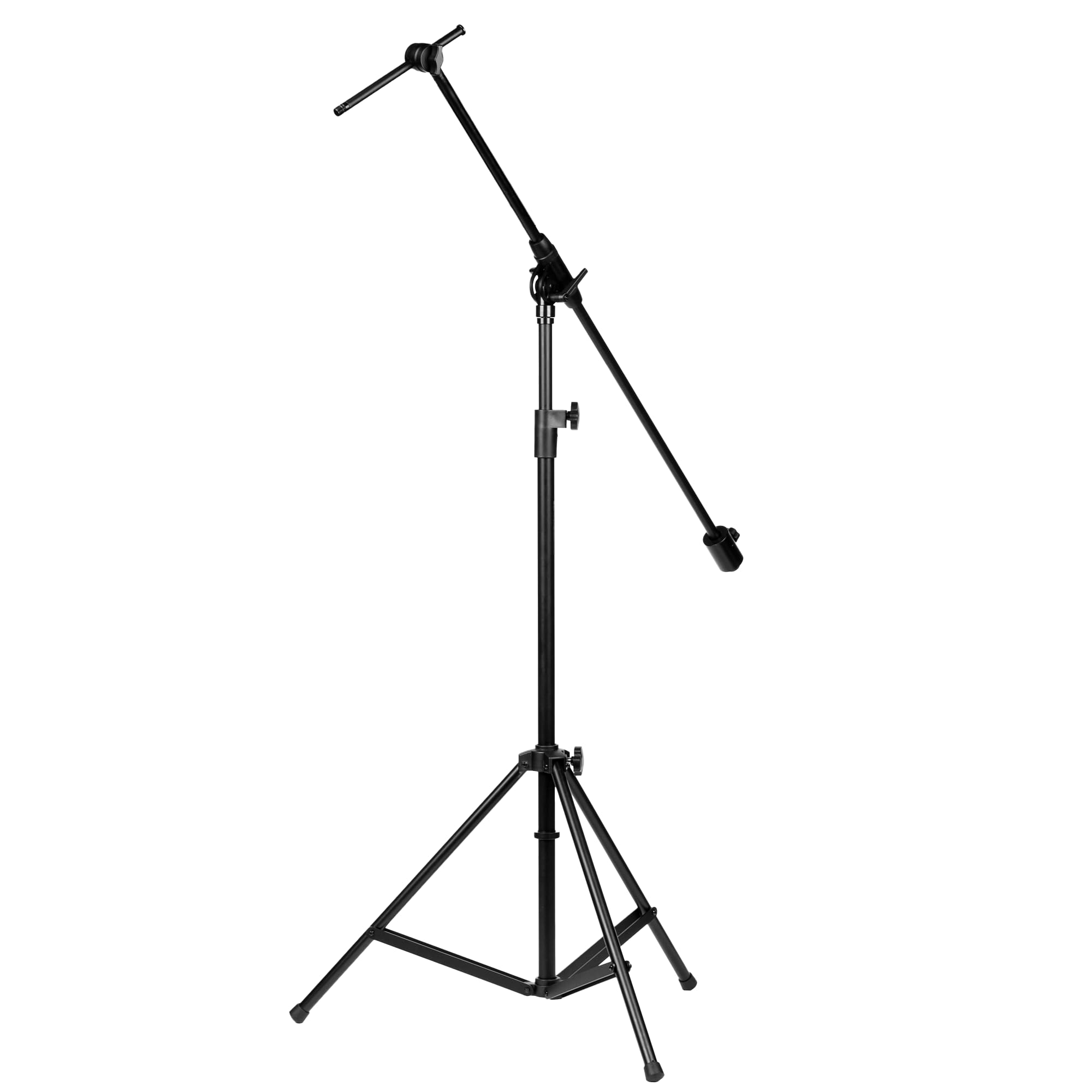 Gator Frameworks Rok-It Series Tripod Style Studio Boom Mic with 53 to 82 Adjustable Height and 52 Total Adjustable Reach, (RI-M