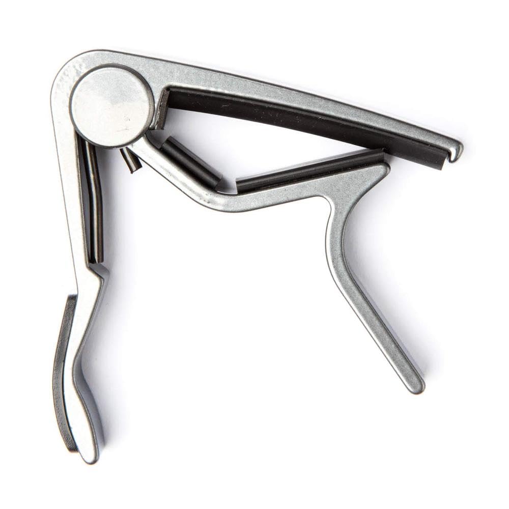 Dunlop Acoustic Trigger, Curved, Smoked Chrome Guitar Capo (83CB)