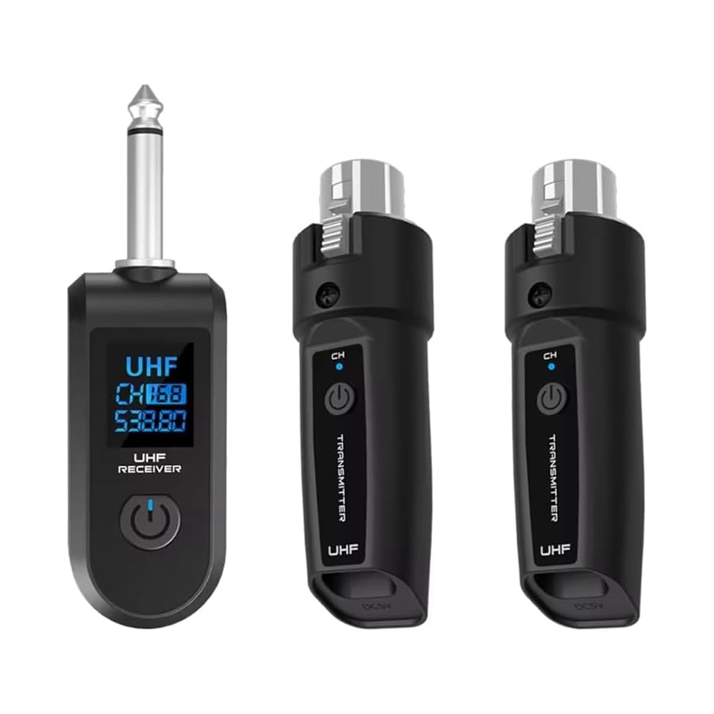 Softline Pro Uhf Xlr Adapter System Wireless Microphone Transmitter Receiver For Dynamic Microphone Guitar Audio Mixer Pa System