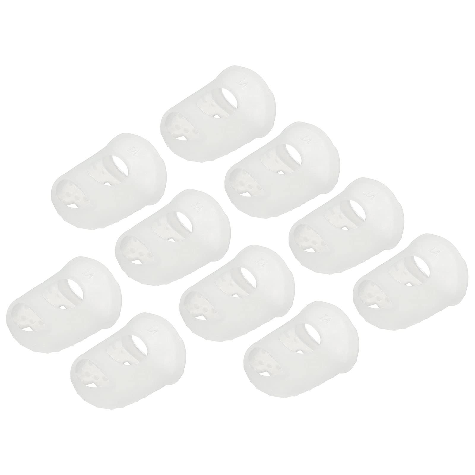 Yokive 10 Pcs Fingertip Protector Silicone Fingertip Covers | Protect Fingers, Great For Playing Guitar, Sewing, Cutting (Transp