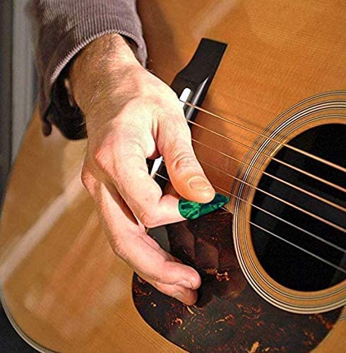 AUGSHY 30 Pack Guitar Picks Variety Pack for Bass Electric Acoustic Guitars Accessories Sampler Value Pack Includes Thin, Medium