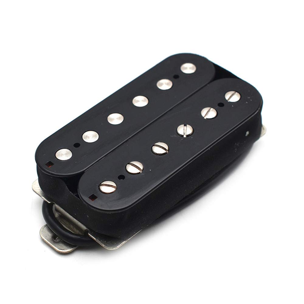 SAPHUE Alnico 5 Humbucker Pickup Double Coil Electric Guitar Pickups Set with Neck and Bridge with Prewired and Screws Parts Acc