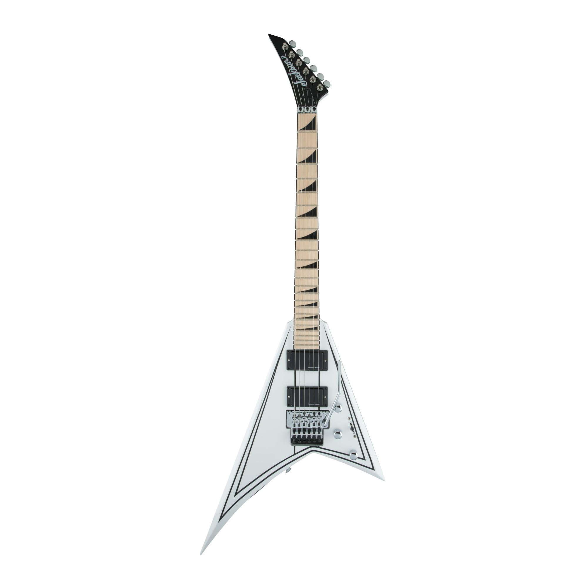 Jackson RR24 X Series Rhoads - Satin White with Black Pinstripes