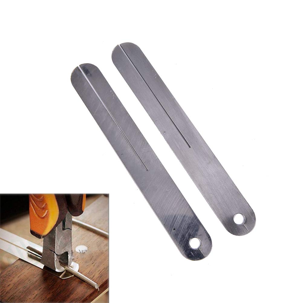 Ccecce 2 Pack Guitar Fret Chip Stopper Plate For Fretboard Puller Tool Pulling Guard Fingerboard Guards Fret Protectors Removal