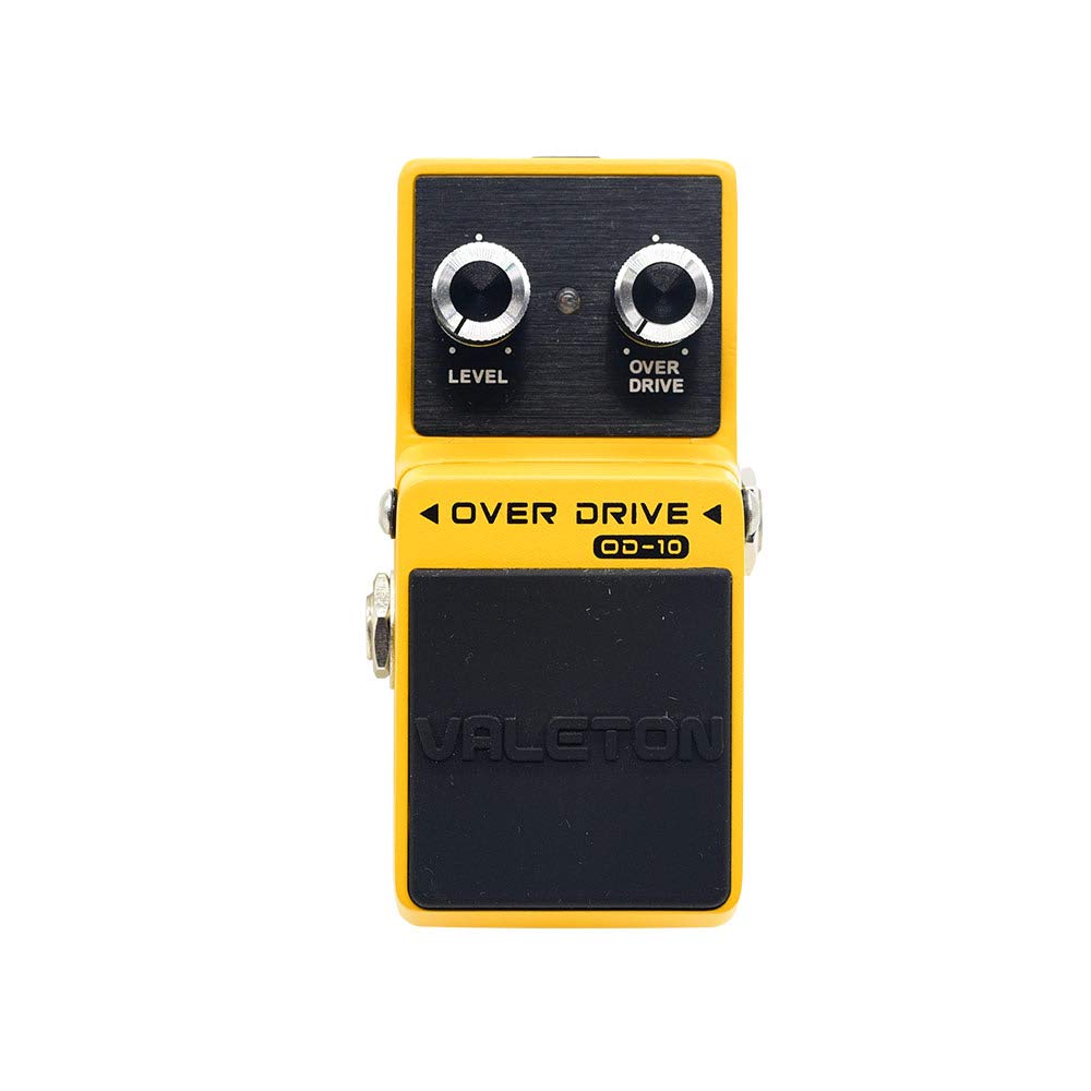 Valeton Analog Overdrive Pedal - Warm Tube-Like Guitar Tone with Boss OD-1 Inspired Sound - Compact Zinc Alloy Guitar Effects Pe