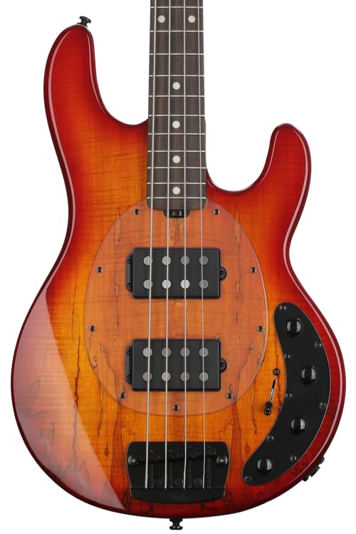 StingRay HH RAY34HH Spalted Maple in Blood Orange Burst