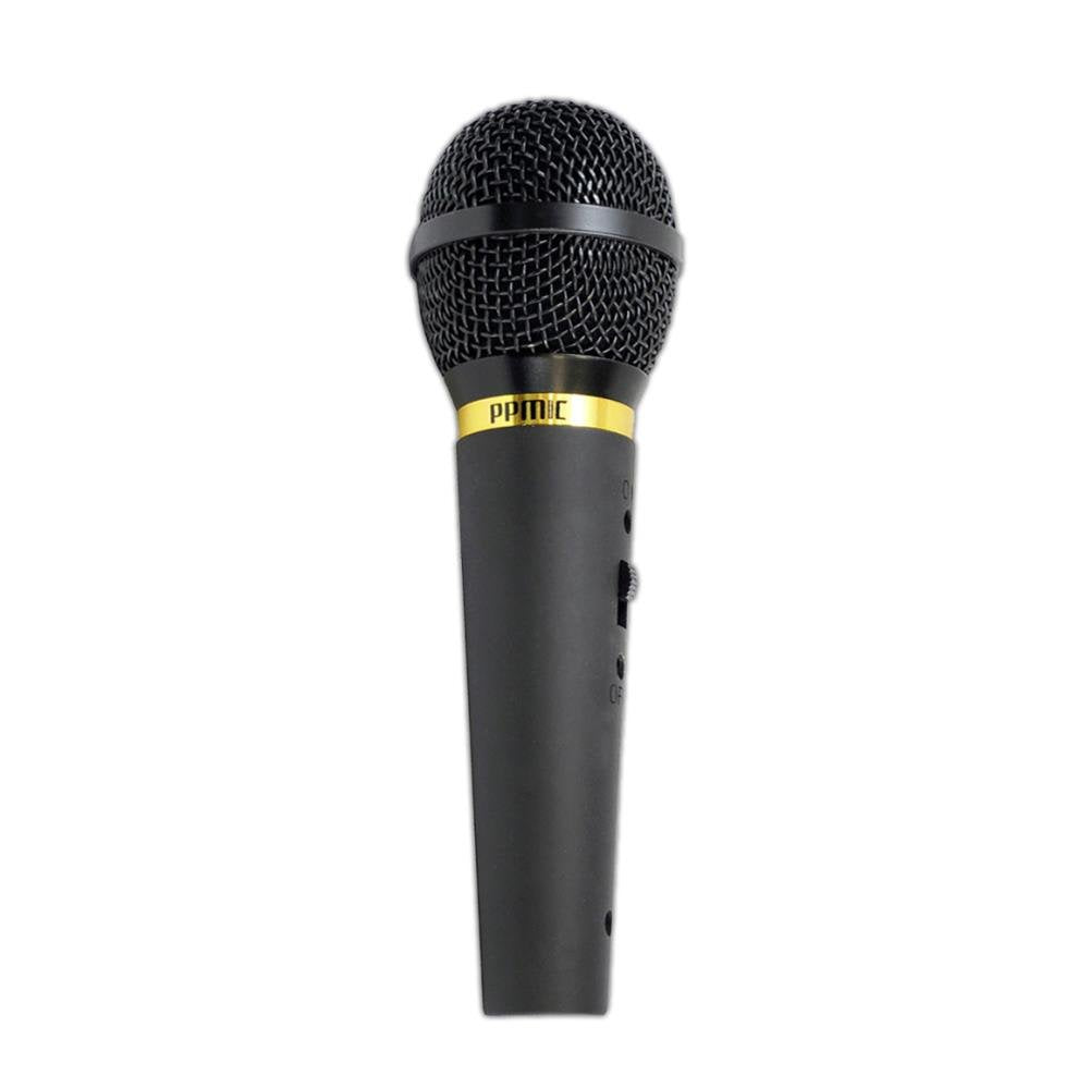 PYLE-PRO Corded Unidirectional Handheld Dynamic Microphone - Professional Wired Vocal Mic w/ Acoustic Pop Filter, XLR to 1/4 Cab