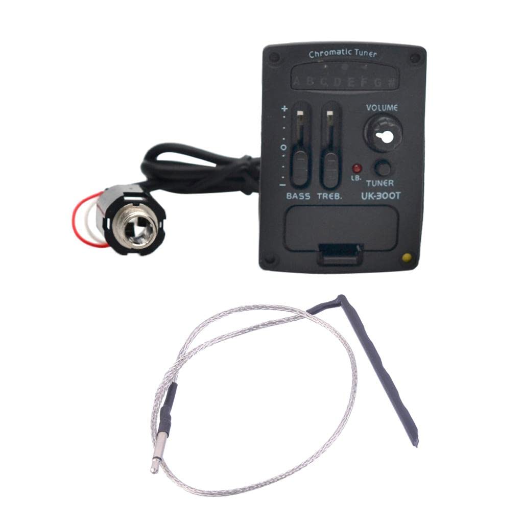 Club BollywoodUk-300T Ukulele 2 Band Piezo Pickup Preamp For Ukulele Accessory 53Cm| Guitars & Bes | Parts & Accessories |1 Set 