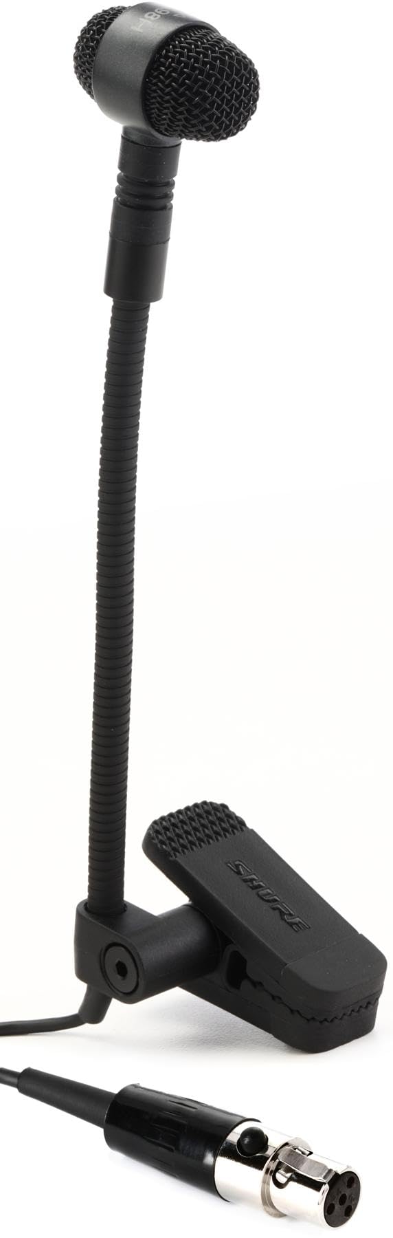 Shure PGA98H Condenser Microphone - with Cardioid Pick-up Pattern,Condenser Gooseneck Instrument Microphone with TA4F Connector 