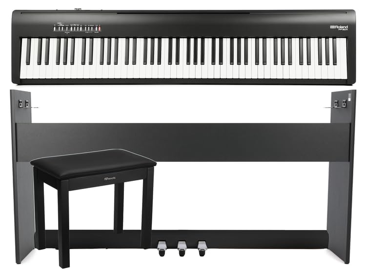 Roland FP-30X Digital Piano with Speakers Home Bundle- Black